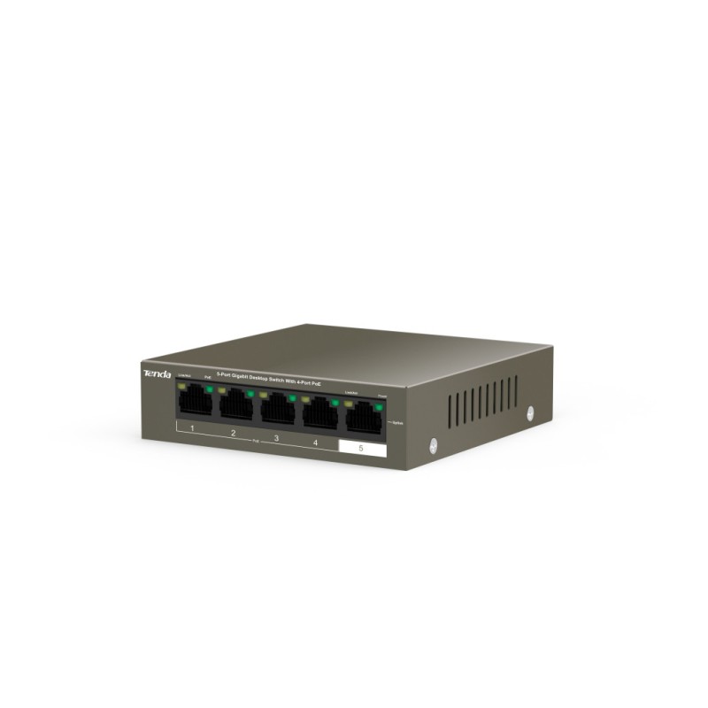STIKALO 5-PORT Tenda 100/1000 PoE (TEG1105P-4-63W) Tenda STIKALO 5-PORT Tenda 100/1000 PoE (TEG1105P-4-63W)