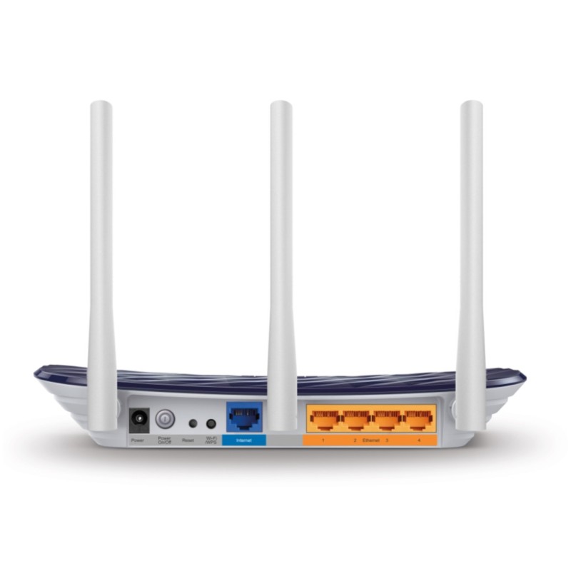Usmerjevalnik brezžični TP-Link ARCHER C20 WiFi5 802.11ac AC750 733Mbit/s dualband 4xLAN 3x antena (ARCHER C20 V4)
