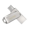 Spominski ključek 128GB USB 3.2/USB-C USB-C Sandisk Ultra Luxe Dual 150MB/s kovinski vrtljiv srebrn (SDDDC4-128G-G46) SANDISK Spominski ključek 128GB USB 3.2/USB-C USB-C Sandisk Ultra Luxe Dual 150MB/s kovinski vrtljiv srebrn (SDDDC4-128G-G46)