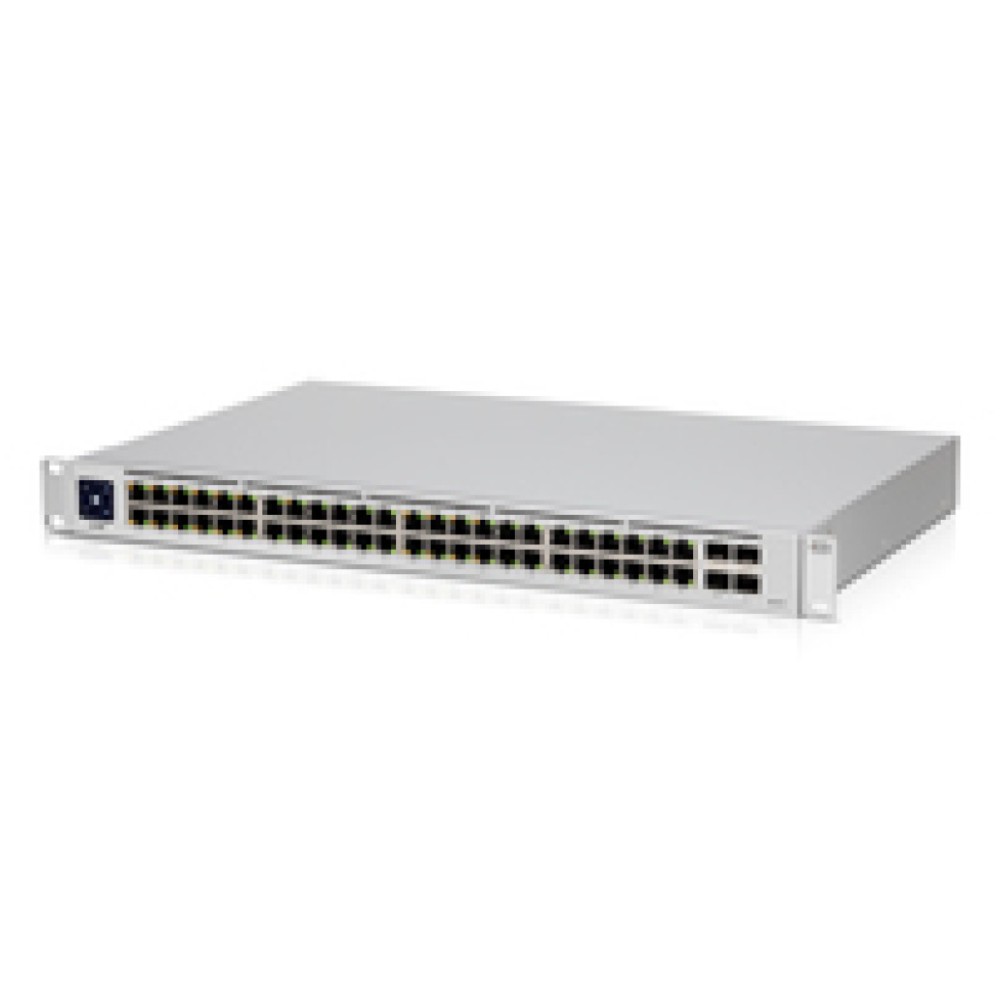 STIKALO 48-PORT 4x SFP UbiQuiti UniFi 100/1000 1000 PoE Managed Rack (USW-48-POE) UBIQUITI STIKALO 48-PORT 4x SFP UbiQuiti UniFi 100/1000 1000 PoE Managed Rack (USW-48-POE)