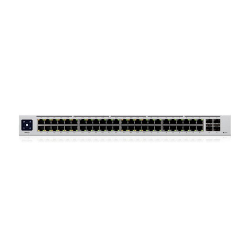 STIKALO 48-PORT 4x SFP UbiQuiti UniFi 100/1000 1000 PoE Managed Rack (USW-48-POE) UBIQUITI STIKALO 48-PORT 4x SFP UbiQuiti UniFi 100/1000 1000 PoE Managed Rack (USW-48-POE)
