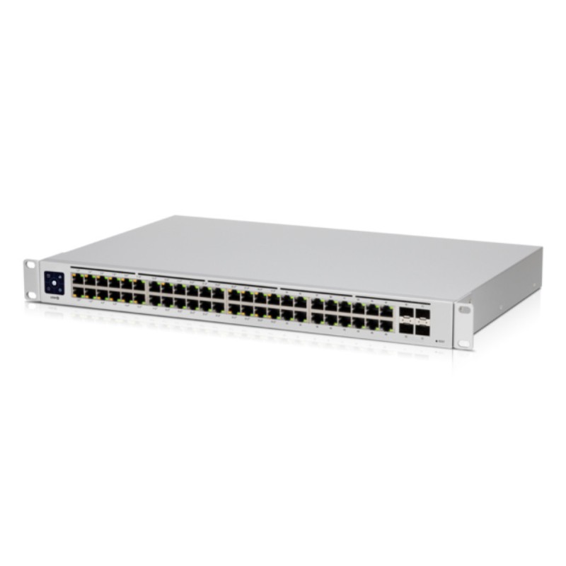 STIKALO 48-PORT 4x SFP UbiQuiti UniFi 100/1000 1000 PoE Managed Rack (USW-48-POE) UBIQUITI STIKALO 48-PORT 4x SFP UbiQuiti UniFi 100/1000 1000 PoE Managed Rack (USW-48-POE)