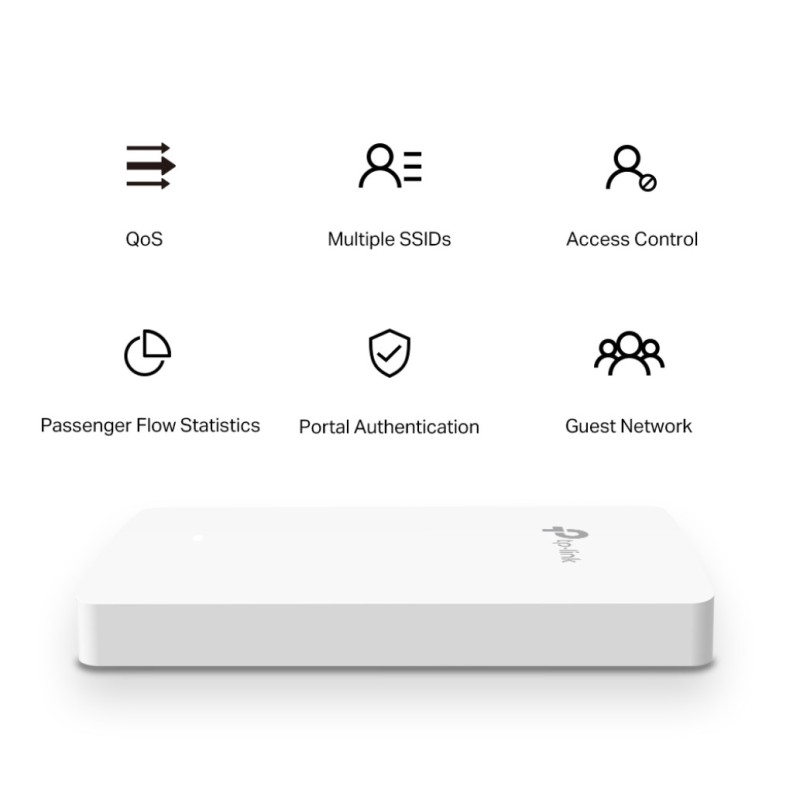 Razširitev brezžičnega omrežja stenski TP-Link Omada WiFi5 802.11ac AC1200 867Mbit/s MU-MIMO 4x notranja antena (EAP235-WALL) TP-LINK Razširitev brezžičnega omrežja stenski TP-Link Omada WiFi5 802.11ac AC1200 867Mbit/s MU-MIMO 4x notranja antena (EAP235-WALL)