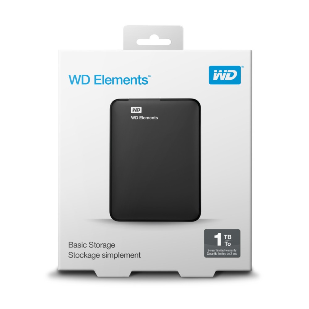 Prenosni disk 6,4cm (2,5) 1TB USB 3.0 WD Elements (WDBUZG0010BBK) WD Prenosni disk 6,4cm (2,5) 1TB USB 3.0 WD Elements (WDBUZG0010BBK)