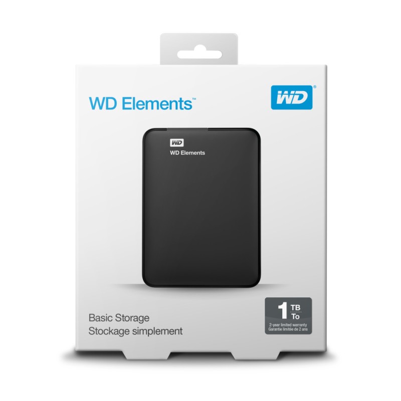 Prenosni disk 6,4cm (2,5) 1TB USB 3.0 WD Elements (WDBUZG0010BBK) WD Prenosni disk 6,4cm (2,5) 1TB USB 3.0 WD Elements (WDBUZG0010BBK)