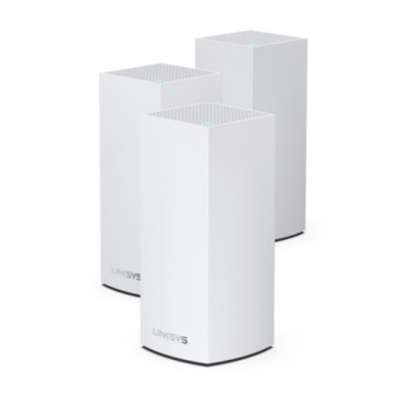 Usmerjevalnik brezžični Linksys Atlas Pro 6 WiFi6 802.11ax AX5400 4800Mbps dualband MESH MU-MIMO OFDMA 4xLAN 5x notranja antena 3x Pack (MX5503-KE) Linksys Usmerjevalnik brezžični Linksys Atlas Pro 6 WiFi6 802.11ax AX5400 4800Mbps dualband MESH MU-MIMO OFDMA 4xLAN 5x notranja antena 3x Pack (MX5503-KE)