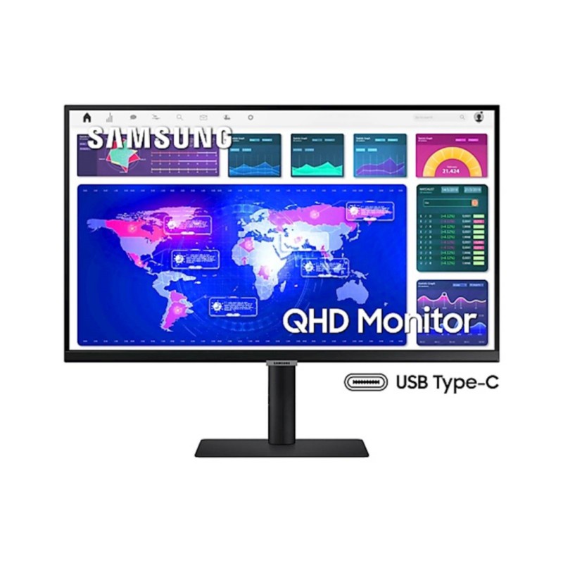 Monitor Samsung 68,6 cm (27,0) S27A600UUU 2560x1440 75Hz IPS 5ms HDMI DisplayPort USB-C 90W DP-Out 3xUSB3.2 Pivot sRGB99% FreeSync RJ45 HDR10 ViewFinity Daisy Chain SAMSUNG Monitor Samsung 68,6 cm (27,0) S27A600UUU 2560x1440 75Hz IPS 5ms HDMI DisplayPort USB-C 90W DP-Out 3xUSB3.2 Pivot sRGB99% FreeSync RJ45 HDR10 ViewFinity Daisy Chain