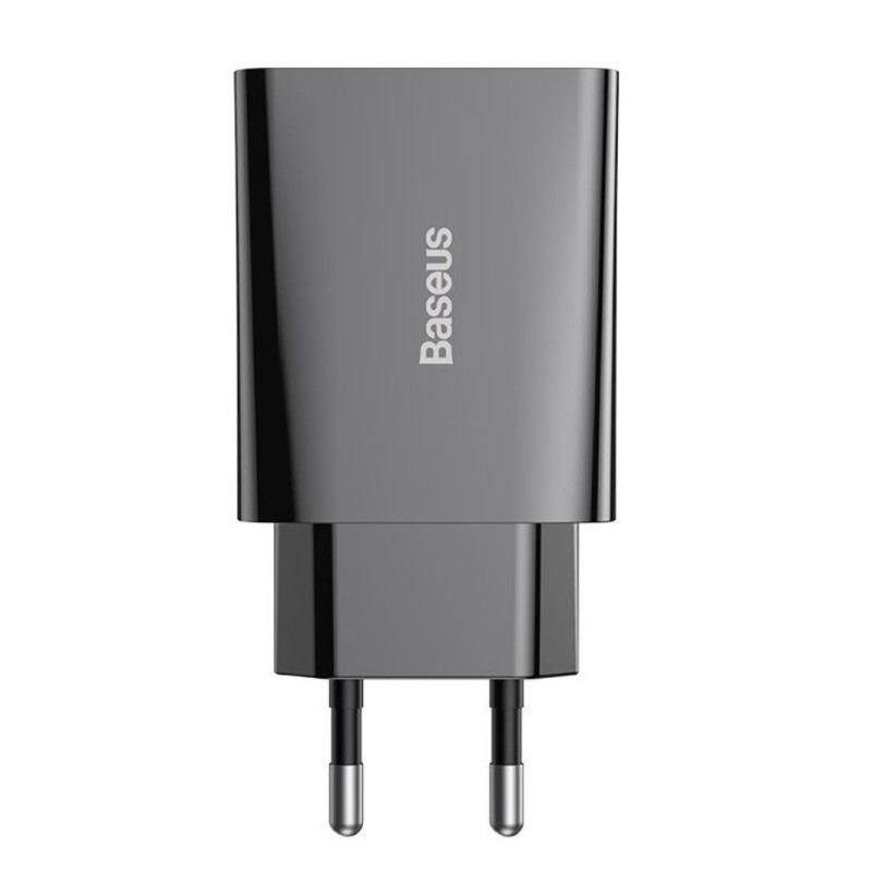 Hišni polnilec 100-240V => 1x USB-C 20W Baseus črn (CCFS-SN01) Baseus Hišni polnilec 100-240V => 1x USB-C 20W Baseus črn (CCFS-SN01)