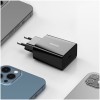 Hišni polnilec 100-240V => 1x USB-C 20W Baseus črn (CCFS-SN01)