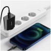 Hišni polnilec 100-240V => 1x USB-C 20W Baseus črn (CCFS-SN01)