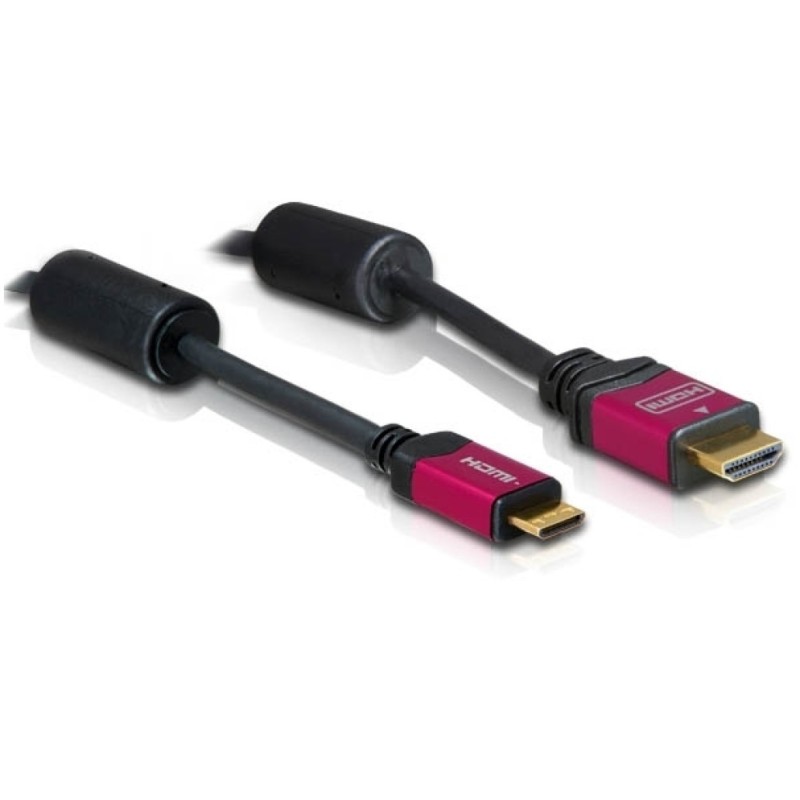 KABEL HDMI (m) => HDMI mini (m) 5,0m Delock 4K Delock KABEL HDMI (m) => HDMI mini (m) 5,0m Delock 4K