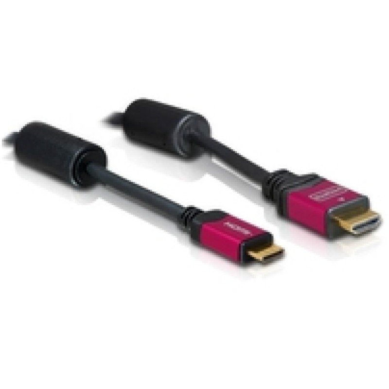 KABEL HDMI (m) => HDMI mini (m) 5,0m Delock 4K Delock KABEL HDMI (m) => HDMI mini (m) 5,0m Delock 4K