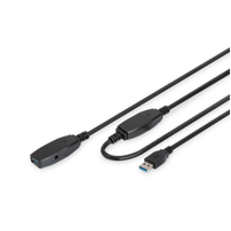 Line extender/repeater USB 3.0 do 15m Digitus (DA-73106) Digitus Line extender/repeater USB 3.0 do 15m Digitus (DA-73106)
