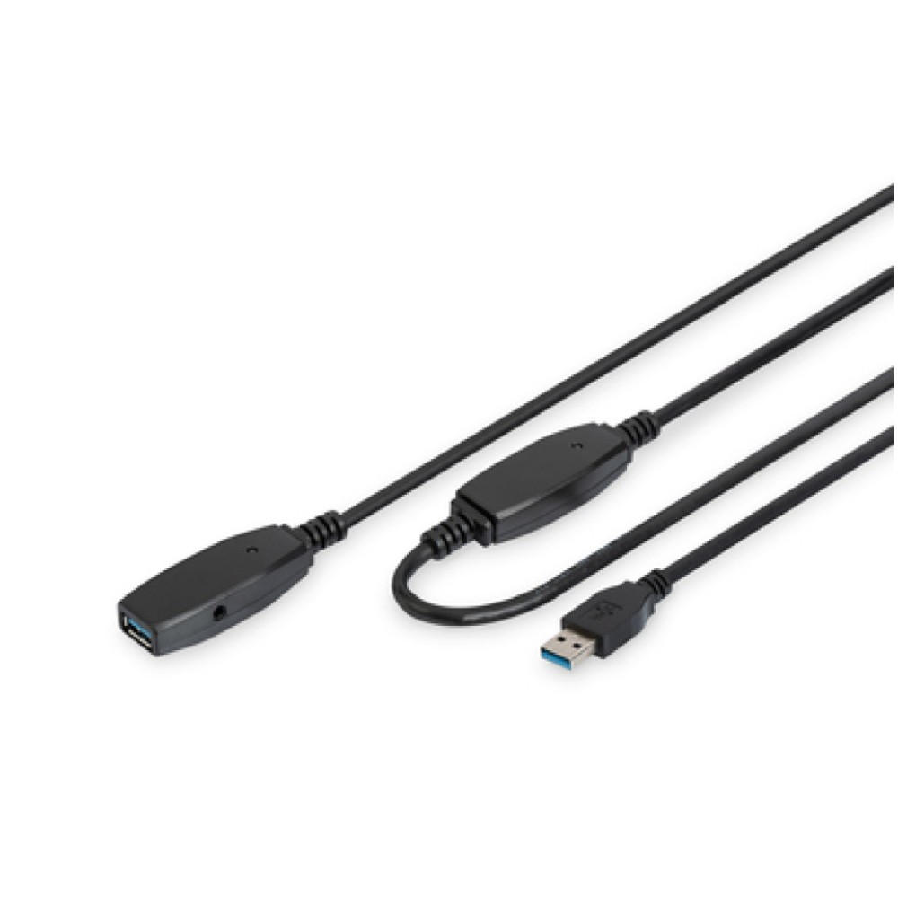 Line extender/repeater USB 3.0 do 15m Digitus (DA-73106) Digitus Line extender/repeater USB 3.0 do 15m Digitus (DA-73106)