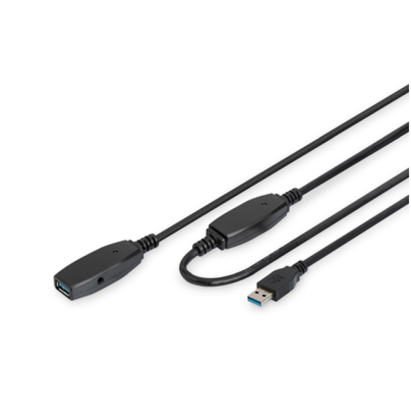 Line extender/repeater USB 3.0 do 15m Digitus (DA-73106) Digitus Line extender/repeater USB 3.0 do 15m Digitus (DA-73106)