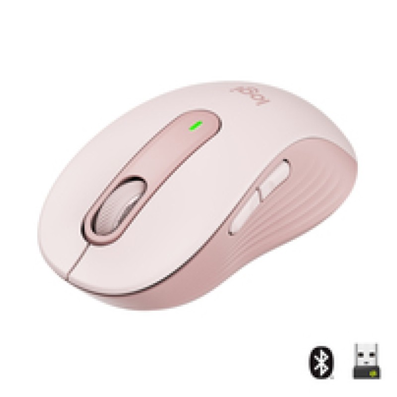 Miš brezžična + Bluetooth Logitech M650 2000DPI Signature roza (910-006254) LOGITECH Miš brezžična + Bluetooth Logitech M650 2000DPI Signature roza (910-006254)