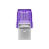 Spominski ključek 128GB USB 3.2/USB-C Kingston DT microDuo3G3 200MB/s - plastičen/microduo/moder (DTDUO3CG3/128GB)