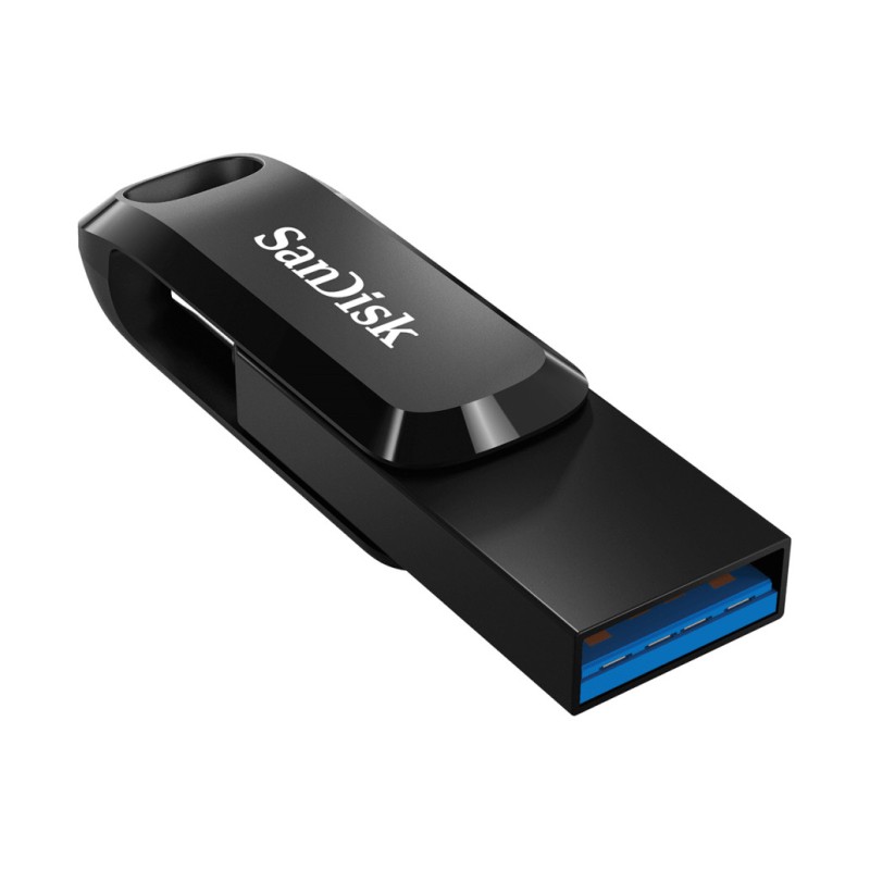 Spominski ključek 32GB USB 3.2/USB-C USB-C Sandisk Ultra Dual Go 150MB/s plastičen vrtljiv črn (SDDDC3-032G-G46) SANDISK Spominski ključek 32GB USB 3.2/USB-C USB-C Sandisk Ultra Dual Go 150MB/s plastičen vrtljiv črn (SDDDC3-032G-G46)