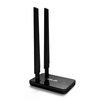 Brezžični mrežni adapter USB 3.0 Asus USB-AC58 Next Generation WiFi5 802.11ac AC1300 867Mbit/s Dualband 2x antena (90IG06I0-BM0400)
