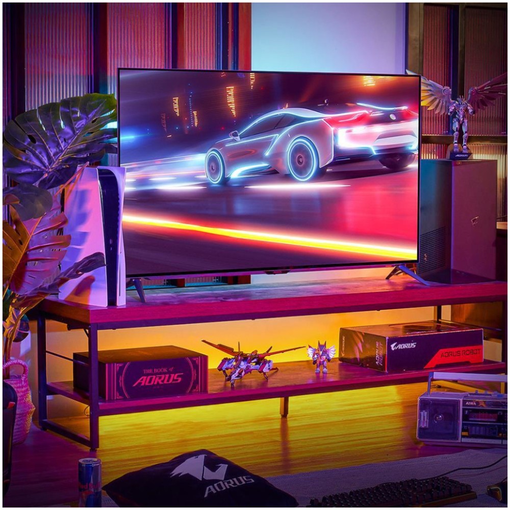 Monitor GigaByte 120,6 cm (47,5) FO48U 3840x2160 Gaming 120Hz OLED 1ms 2xHDMI DisplayPort USB-C 2xUSB3.0 Zvočniki sRGB130% FreeSync Premium HDR10 GIGABYTE Monitor GigaByte 120,6 cm (47,5) FO48U 3840x2160 Gaming 120Hz OLED 1ms 2xHDMI DisplayPort USB-C 2xUSB3.0 Zvočniki sRGB130% FreeSync Premium HDR10