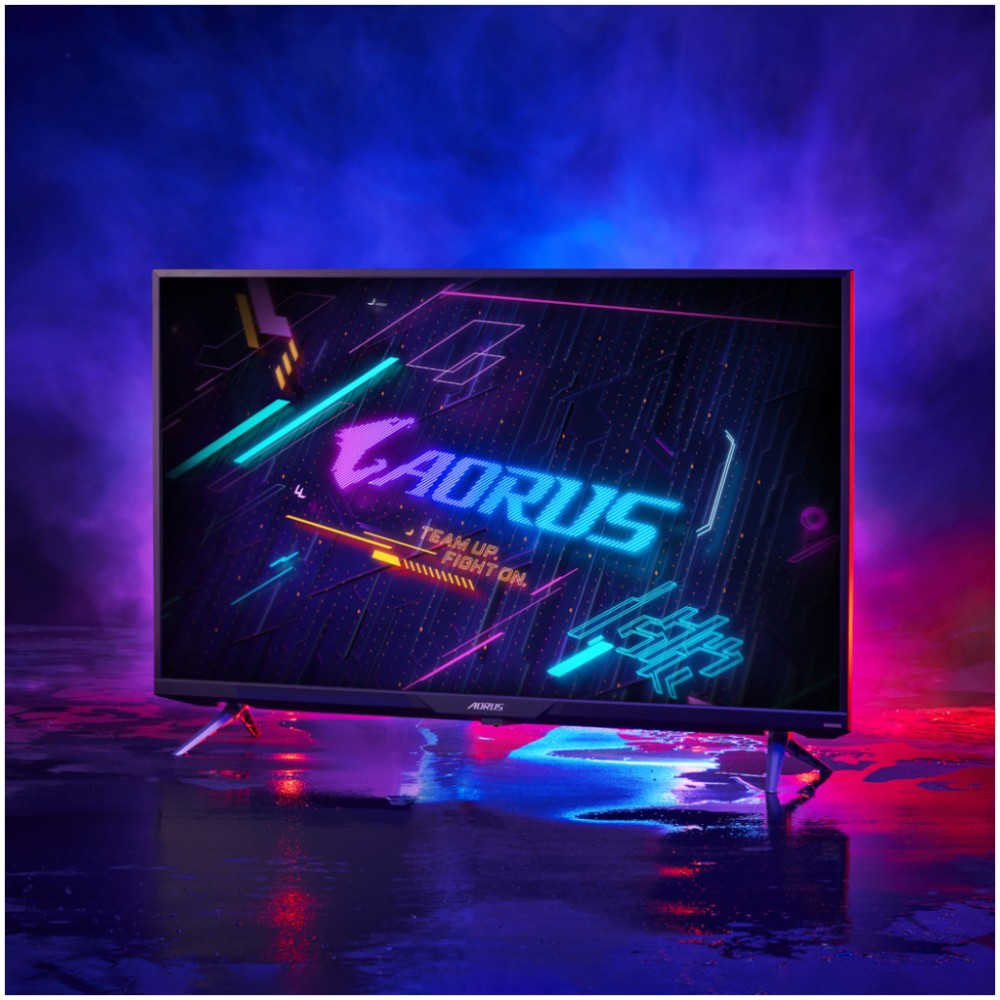 Monitor GigaByte 120,6 cm (47,5) FO48U 3840x2160 Gaming 120Hz OLED 1ms 2xHDMI DisplayPort USB-C 2xUSB3.0 Zvočniki sRGB130% FreeSync Premium HDR10 GIGABYTE Monitor GigaByte 120,6 cm (47,5) FO48U 3840x2160 Gaming 120Hz OLED 1ms 2xHDMI DisplayPort USB-C 2xUSB3.0 Zvočniki sRGB130% FreeSync Premium HDR10