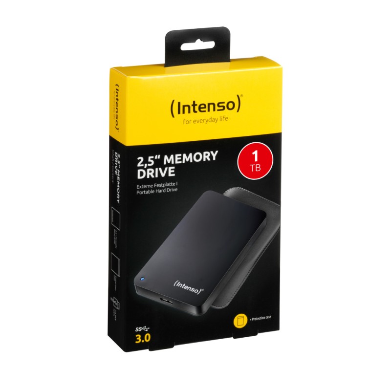 Prenosni disk 6,4cm (2,5) 1TB USB 3.0 Intenso Memory Drive + etui (6023560) INTENSO Prenosni disk 6,4cm (2,5) 1TB USB 3.0 Intenso Memory Drive + etui (6023560)