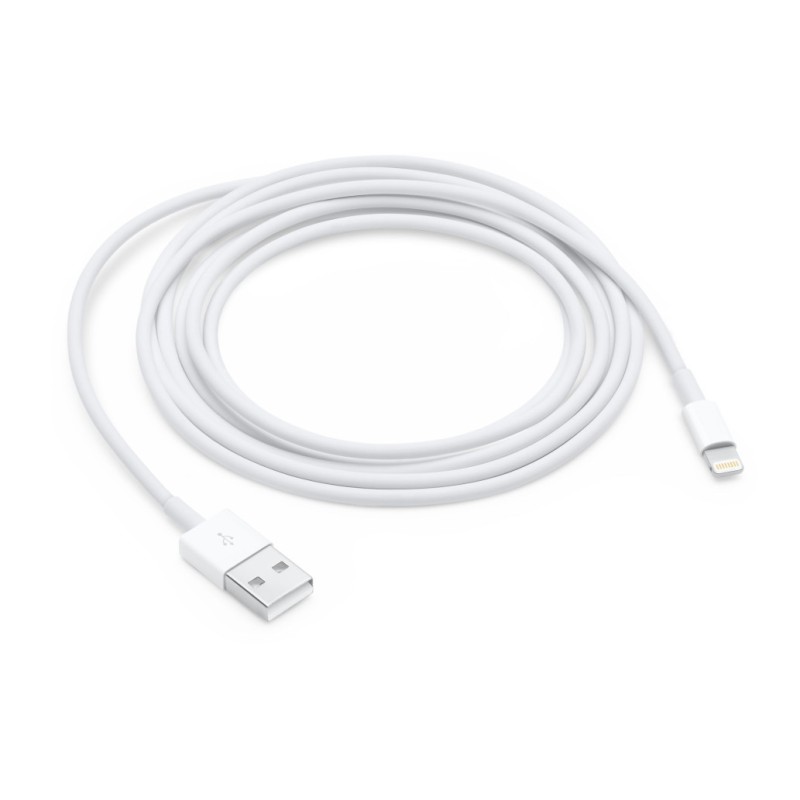 Kabel USB A => Apple Lightning 2,0m bel - original Apple (retail pakiranje) MD819ZM Apple Kabel USB A => Apple Lightning 2,0m bel - original Apple (retail pakiranje) MD819ZM