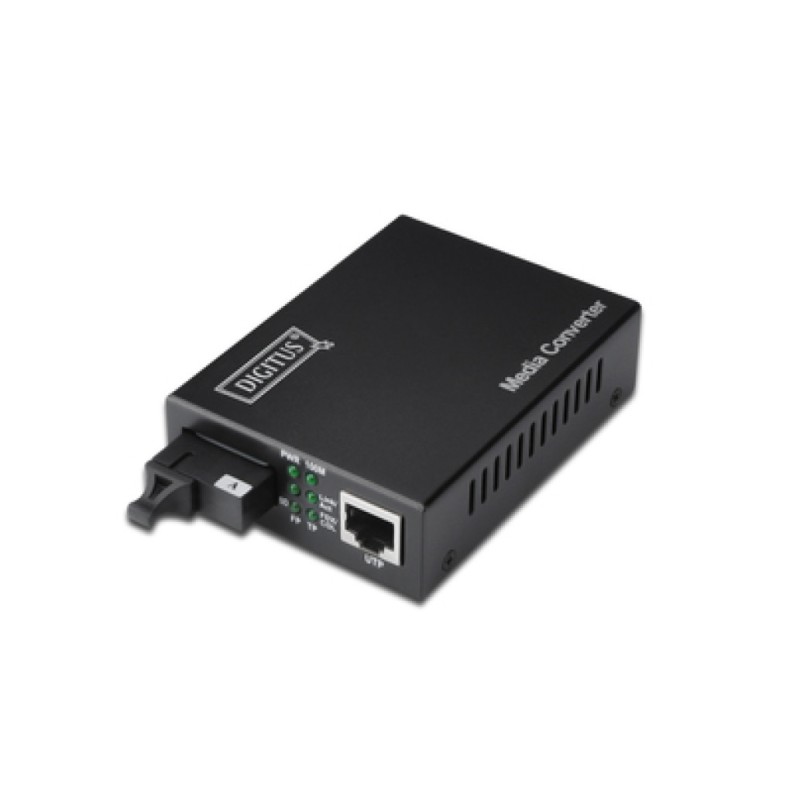 Pretvornik FO-UTP 1000/1000 SC simplex Singlemode Digitus (DN-82122) Digitus Pretvornik FO-UTP 1000/1000 SC simplex Singlemode Digitus (DN-82122)