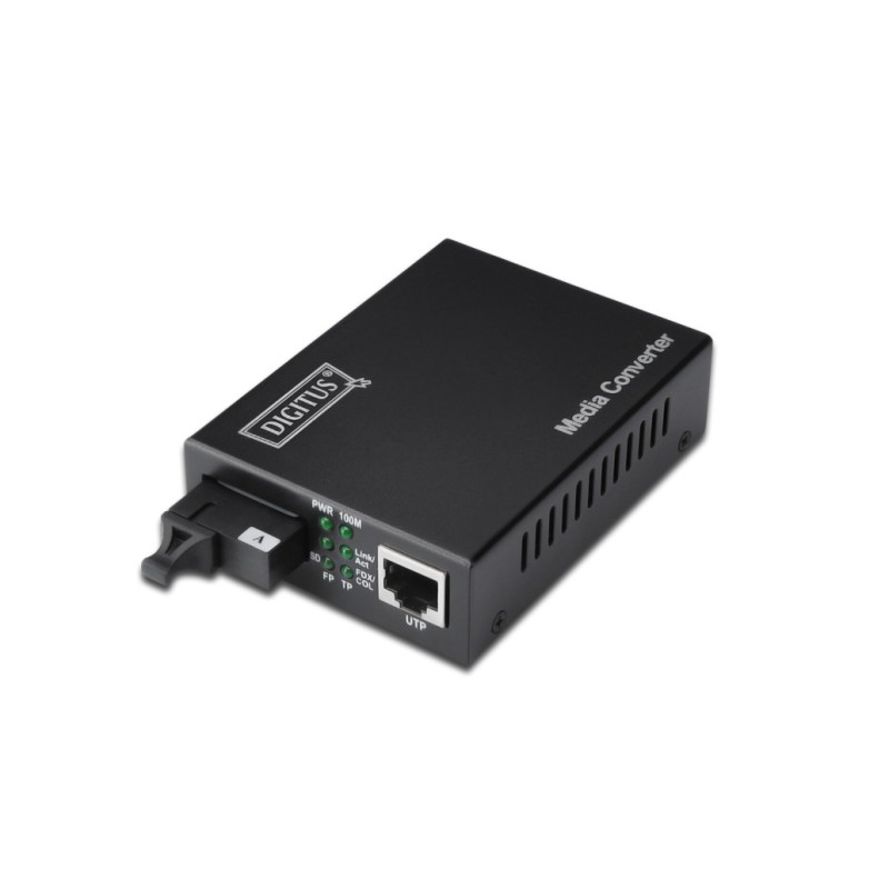 Pretvornik FO-UTP 1000/1000 SC simplex Singlemode Digitus (DN-82122) Digitus Pretvornik FO-UTP 1000/1000 SC simplex Singlemode Digitus (DN-82122)