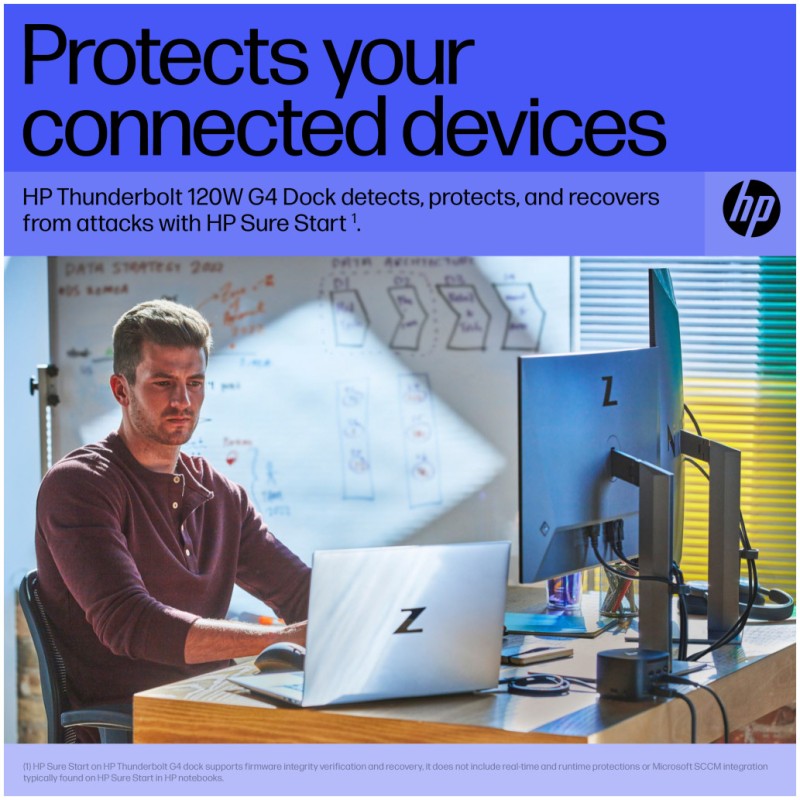 Priklopna postaja Thunderbolt4 => HP Dock G4 2xDisplayPort HDMI 4xUSB3.2 USB-C 120W RJ45 - (4J0A2AA#ABB) HP Priklopna postaja Thunderbolt4 => HP Dock G4 2xDisplayPort HDMI 4xUSB3.2 USB-C 120W RJ45 - (4J0A2AA#ABB)