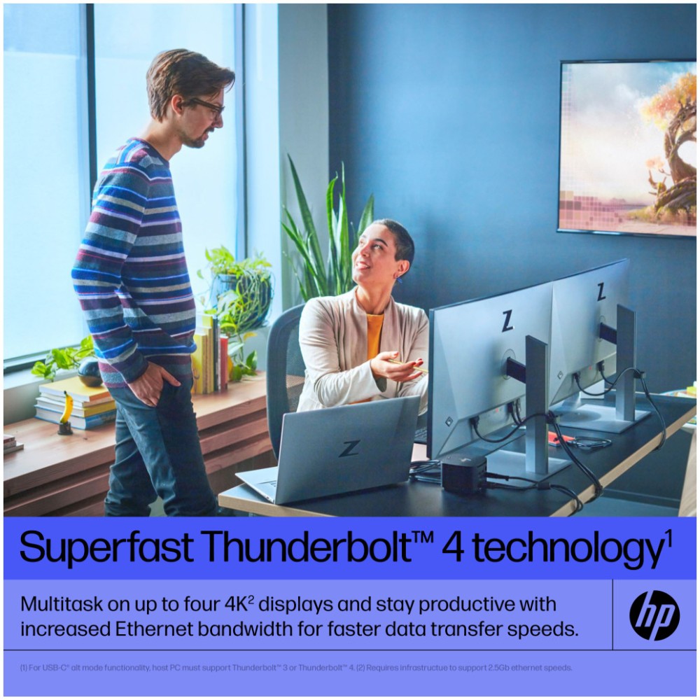 Priklopna postaja Thunderbolt4 => HP Dock G4 2xDisplayPort HDMI 4xUSB3.2 USB-C 120W RJ45 - (4J0A2AA#ABB) HP Priklopna postaja Thunderbolt4 => HP Dock G4 2xDisplayPort HDMI 4xUSB3.2 USB-C 120W RJ45 - (4J0A2AA#ABB)