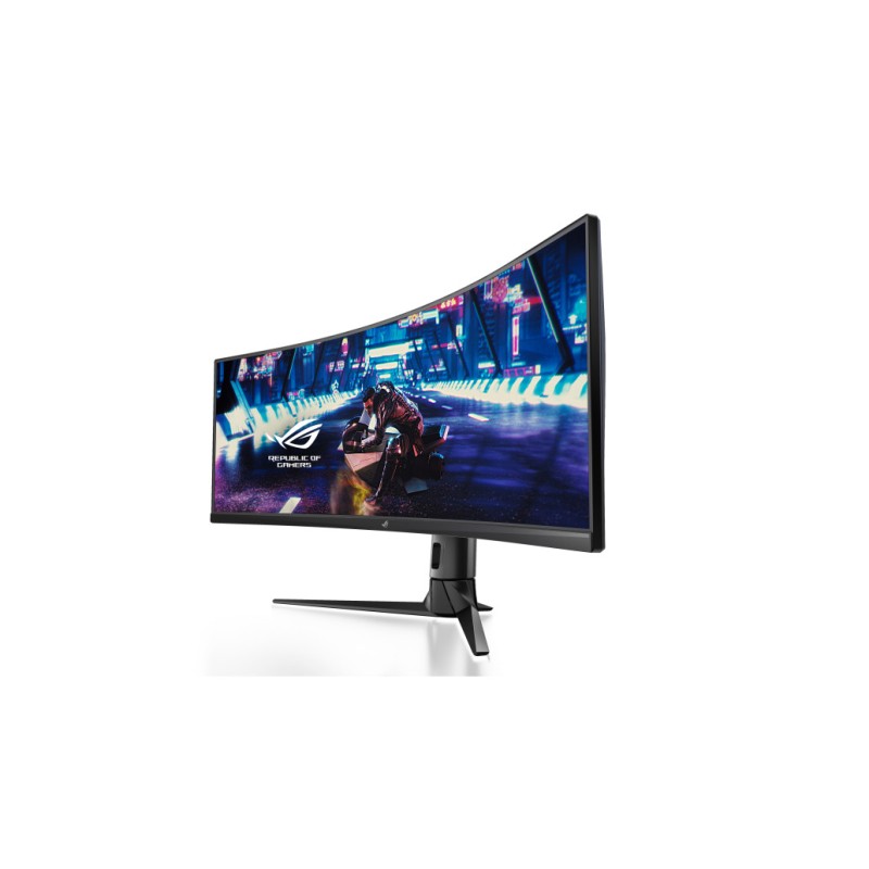 Monitor Asus 124,5 cm (49,0) XG49VQ 3840x1080 Curved Gaming 144Hz VA 4ms 2xHDMI DisplayPort 2xUSB3.2 HAS Zvočniki 2x5W sRGB125% FreeSync Premium PRO BT HDR400 Strix ASUS Monitor Asus 124,5 cm (49,0) XG49VQ 3840x1080 Curved Gaming 144Hz VA 4ms 2xHDMI DisplayPort 2xUSB3.2 HAS Zvočniki 2x5W sRGB125% FreeSync Premium PRO BT HDR400 Strix