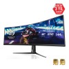 Monitor Asus 124,5 cm (49,0) XG49VQ 3840x1080 Curved Gaming 144Hz VA 4ms 2xHDMI DisplayPort 2xUSB3.2 HAS Zvočniki 2x5W sRGB125% FreeSync Premium PRO BT HDR400 Strix ASUS Monitor Asus 124,5 cm (49,0) XG49VQ 3840x1080 Curved Gaming 144Hz VA 4ms 2xHDMI DisplayPort 2xUSB3.2 HAS Zvočniki 2x5W sRGB125% FreeSync Premium PRO BT HDR400 Strix