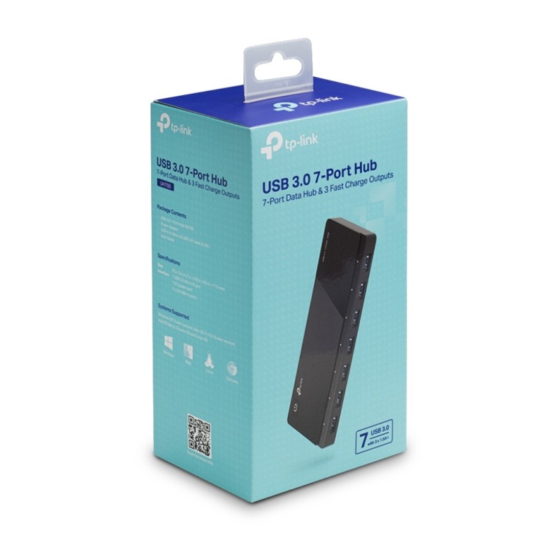 HUB USB 3.0 7portni TP-LINK UH700 zunanji z napajanjem TP-LINK HUB USB 3.0 7portni TP-LINK UH700 zunanji z napajanjem