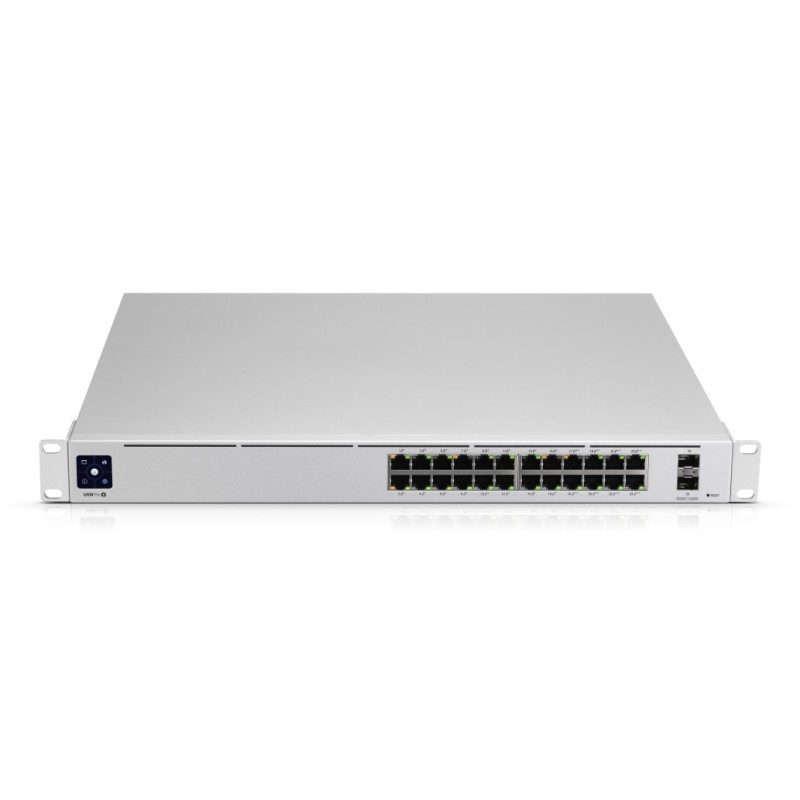 STIKALO 24-PORT UBIQUITI UniFi 100/1000 1000 PoE+ Managed Rackmount (USW-Pro-24-POE) UBIQUITI STIKALO 24-PORT UBIQUITI UniFi 100/1000 1000 PoE+ Managed Rackmount (USW-Pro-24-POE)