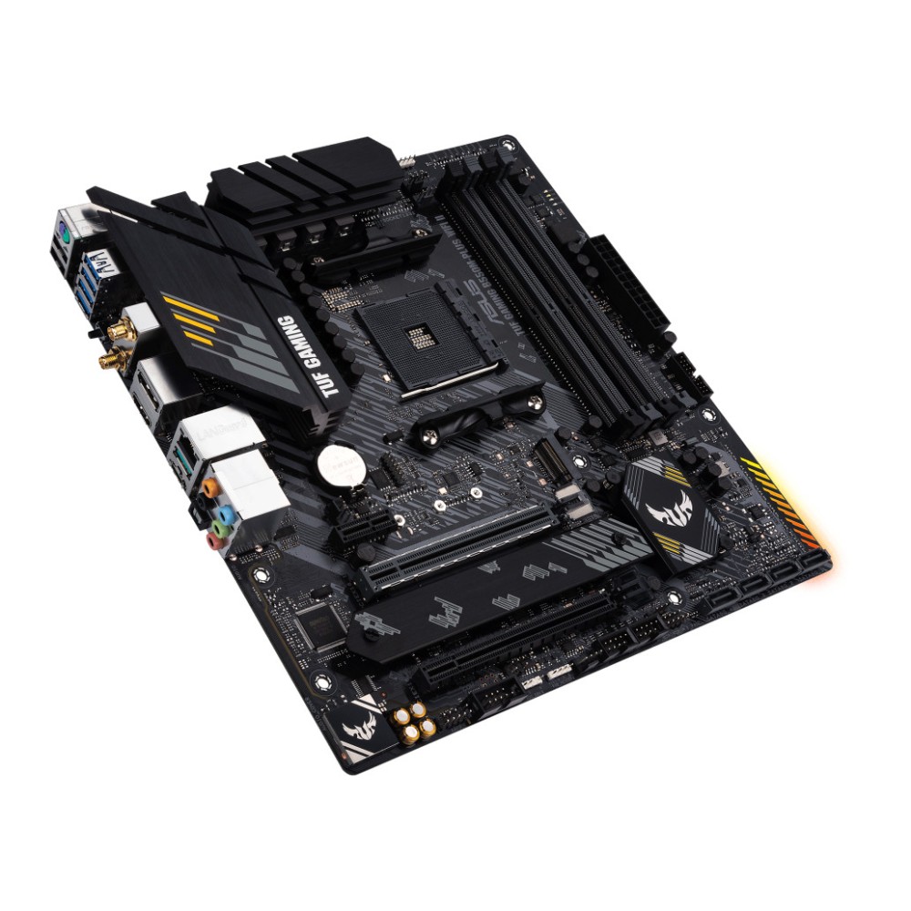 Osnovna plošča AM4 Asus TUF GAMING B550M-PLUS WIFI II microATX 1xHDMI 2.1 1xDisplayPort 1.4 ASUS Osnovna plošča AM4 Asus TUF GAMING B550M-PLUS WIFI II microATX 1xHDMI 2.1 1xDisplayPort 1.4
