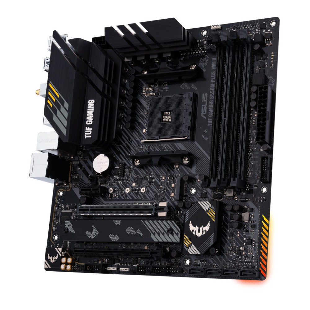 Osnovna plošča AM4 Asus TUF GAMING B550M-PLUS WIFI II microATX 1xHDMI 2.1 1xDisplayPort 1.4 ASUS Osnovna plošča AM4 Asus TUF GAMING B550M-PLUS WIFI II microATX 1xHDMI 2.1 1xDisplayPort 1.4