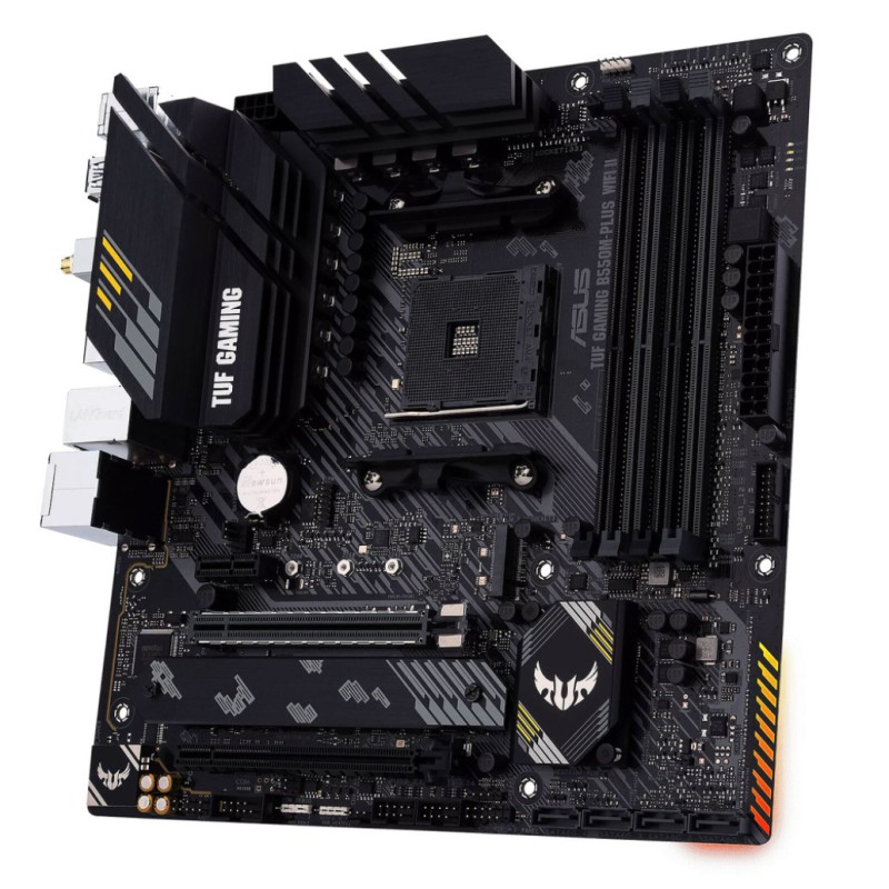 Osnovna plošča AM4 Asus TUF GAMING B550M-PLUS WIFI II microATX 1xHDMI 2.1 1xDisplayPort 1.4 ASUS Osnovna plošča AM4 Asus TUF GAMING B550M-PLUS WIFI II microATX 1xHDMI 2.1 1xDisplayPort 1.4