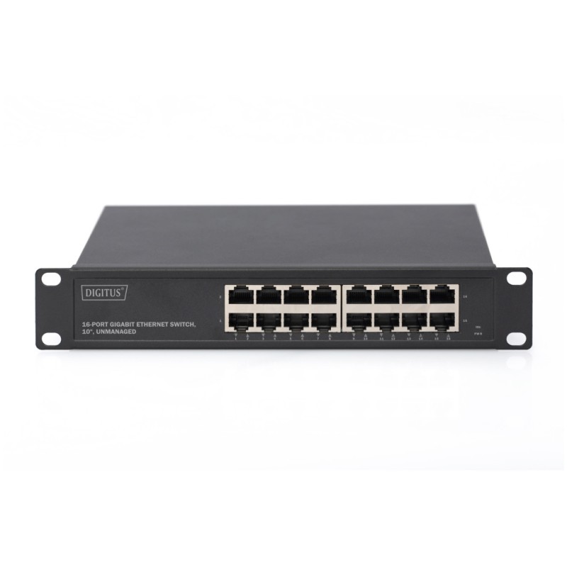 STIKALO 16-PORT Digitus 100/1000 Rack (DN-80115) Digitus STIKALO 16-PORT Digitus 100/1000 Rack (DN-80115)
