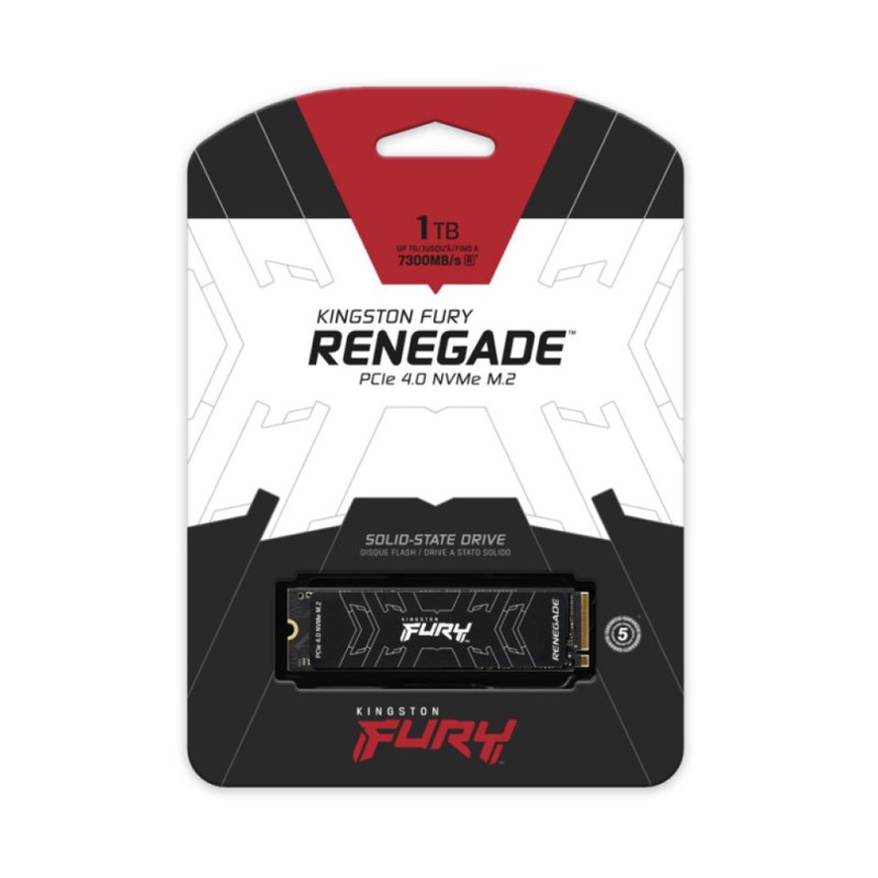 Disk SSD M.2 NVMe PCIe 4.0 1TB Kingston Fury Renegade 2280 7300/6000MB/s (SFYRS/1000G) KINGSTON Disk SSD M.2 NVMe PCIe 4.0 1TB Kingston Fury Renegade 2280 7300/6000MB/s (SFYRS/1000G)
