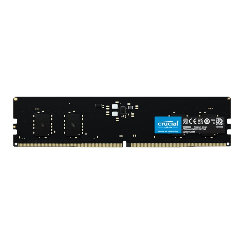 DDR5 8GB 4800MHz CL40 Single (1x 8GB) Crucial Value 1,1V (CT8G48C40U5) CRUCIAL DDR5 8GB 4800MHz CL40 Single (1x 8GB) Crucial Value 1,1V (CT8G48C40U5)