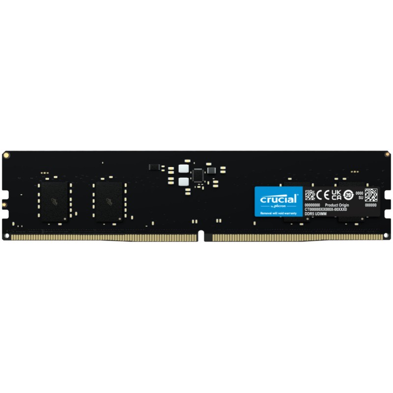 DDR5 8GB 4800MHz CL40 Single (1x 8GB) Crucial Value 1,1V (CT8G48C40U5) CRUCIAL DDR5 8GB 4800MHz CL40 Single (1x 8GB) Crucial Value 1,1V (CT8G48C40U5)