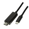 Kabel USB-C 3.2 Gen1 => HDMI 2.0 1,8m UHD 4K@60HZ črn Logilink (UA0329) Kabel USB-C LOGILINK Kabel USB-C 3.2 Gen1 => HDMI 2.0 1,8m UHD 4K@60HZ črn Logilink (UA0329) Kabel USB-C