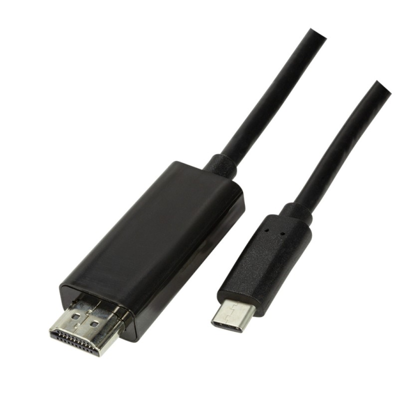 Kabel USB-C 3.2 Gen1 => HDMI 2.0 1,8m UHD 4K@60HZ črn Logilink (UA0329) Kabel USB-C LOGILINK Kabel USB-C 3.2 Gen1 => HDMI 2.0 1,8m UHD 4K@60HZ črn Logilink (UA0329) Kabel USB-C