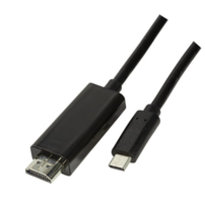 Kabel USB-C 3.2 Gen1 => HDMI 2.0 1,8m UHD 4K@60HZ črn Logilink (UA0329) Kabel USB-C LOGILINK Kabel USB-C 3.2 Gen1 => HDMI 2.0 1,8m UHD 4K@60HZ črn Logilink (UA0329) Kabel USB-C