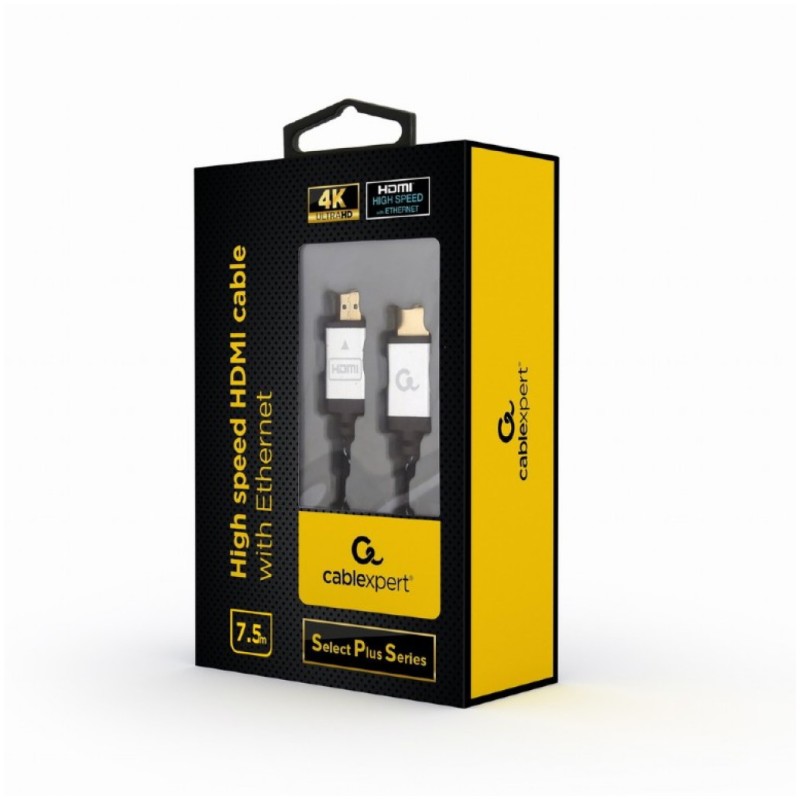 KABEL HDMI/HDMI M/M 7,5m Cablexepert pozlačeni kontakti V2,0 4K@60Hz (CCBP-HDMI-7.5M) Cablexpert KABEL HDMI/HDMI M/M 7,5m Cablexepert pozlačeni kontakti V2,0 4K@60Hz (CCBP-HDMI-7.5M)
