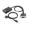 Pretvornik VGA (m) => HDMI (ž) Video ter avdio pretvornik Gembird (A-VGA-HDMI-01) Gembird Pretvornik VGA (m) => HDMI (ž) Video ter avdio pretvornik Gembird (A-VGA-HDMI-01)