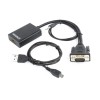 Pretvornik VGA (m) => HDMI (ž) Video ter avdio pretvornik Gembird (A-VGA-HDMI-01) Gembird Pretvornik VGA (m) => HDMI (ž) Video ter avdio pretvornik Gembird (A-VGA-HDMI-01)