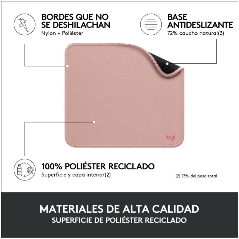Podloga za miško Logitech Pad Studio Series, roza (956-000050) LOGITECH Podloga za miško Logitech Pad Studio Series, roza (956-000050)
