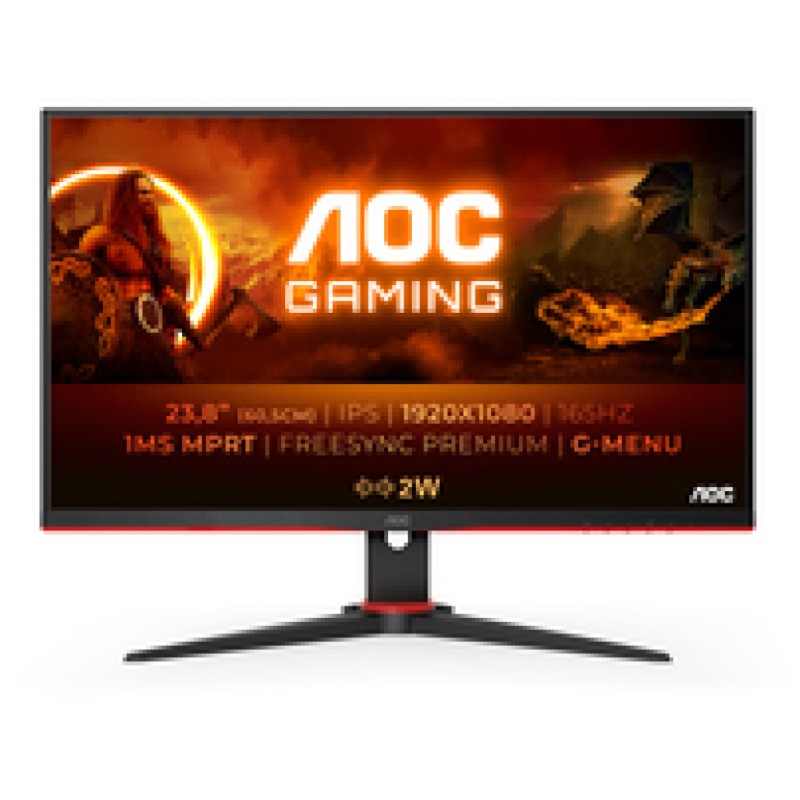 Monitor AOC 60,5 cm (23,8) 24G2SPAE 1920x1080 Gaming 165Hz IPS 1ms VGA 2xHDMI DisplayPort Zvočniki AdaptiveSync AOC Monitor AOC 60,5 cm (23,8) 24G2SPAE 1920x1080 Gaming 165Hz IPS 1ms VGA 2xHDMI DisplayPort Zvočniki AdaptiveSync